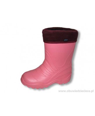 L861rż j.różowe kalosze dziecięce Lemigo