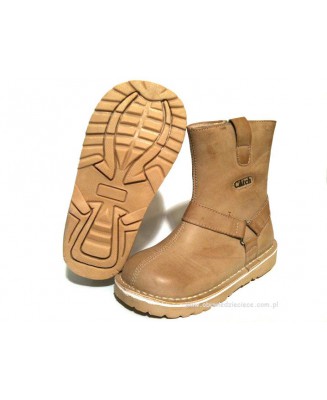 -yfh007sl j.brązowe zimowe ocieplane kozaczki dziecięce McArthur Catch 25-28