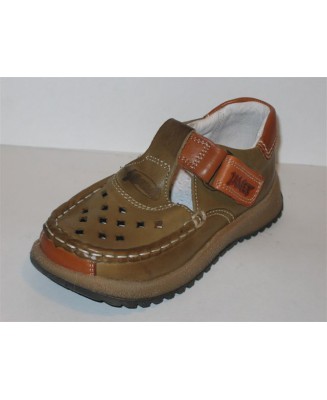 1-jm210ol Oliwkowe półbuty dziecięce