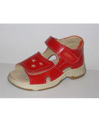 12-353ce czerwone sandałki dziecięce