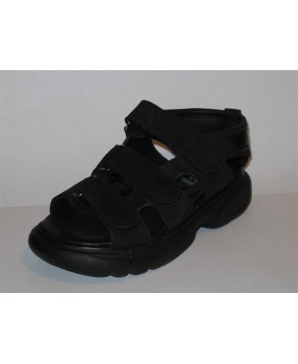 12-nd-105 czarne sandały chłopięce