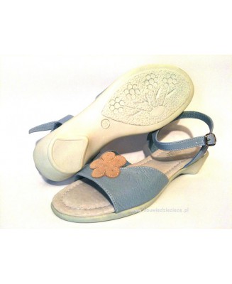 12-mc936 niebieski sandały dziewczęce 33-36  Maciejka