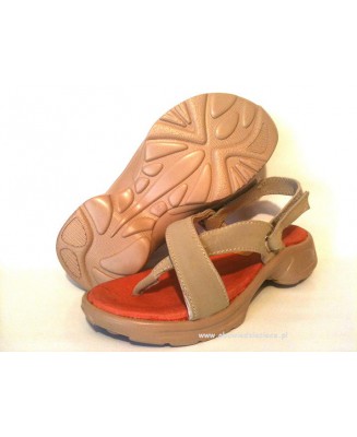 31-1481 beżowe sandały młodzieżowe