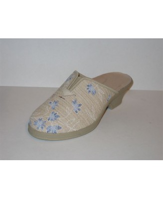 62-323/28 lniane kapcie-klapki damskie Befado