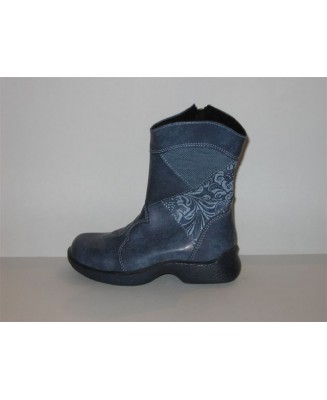 318ni c.niebieskie kozaczki dziecięce