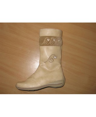 270 j.beżowe kozaki dziewczęce