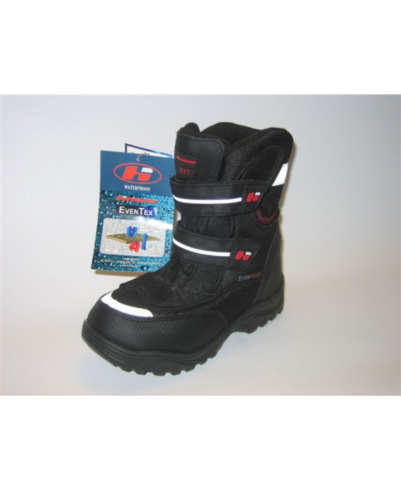 U42989cz czarne trzewiki dziecięce Hasby