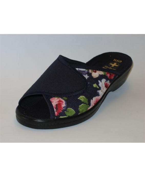 61-5775 granatowe kapcie-klapki damskie Adanex