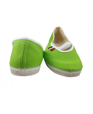 4-1JARBdazi 011-8 green j.zielone jarmilki czeszki flagi ORYGINALNE czółenka tenisówki dziewczęce/damskie  JARMILKI DAGROD  35-4