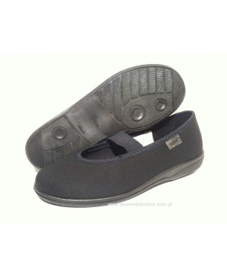 1-274X004 BENNY BEFADO czarne czółenka-czeszki-baletki obuwie dziecięce dziewczęce Befado 27-36