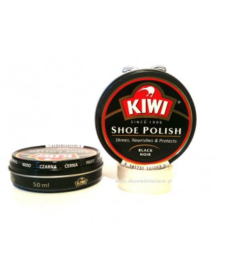 11-01126cz czarna pasta do obuwia 50ml Kiwi