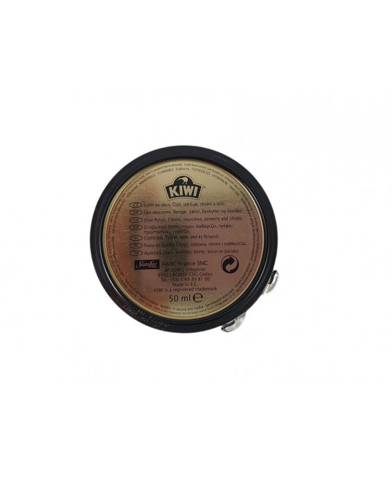 11-01127bo bordowa pasta do obuwia 50ml Kiwi