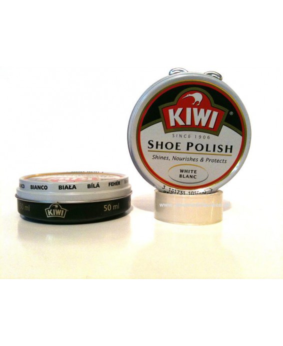 11-01126bi biała pasta do obuwia 50ml Kiwi