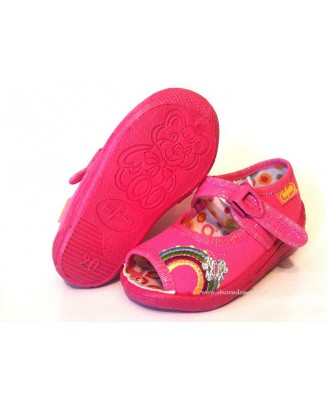 01-915P028 KOALA różowe kapcie buciki sandały sandałki : WKŁADKI SKÓRZANE : wcz.dziecięce  Befado  20-25