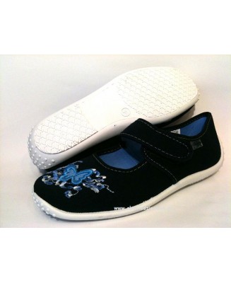 21-352/94 granatowe czółenka kapcie buty dziewczęce Befado