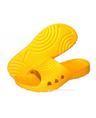 0-L857 MISS LEMIGO EVA żółte klapki basenowe-plażowe Lemigo
