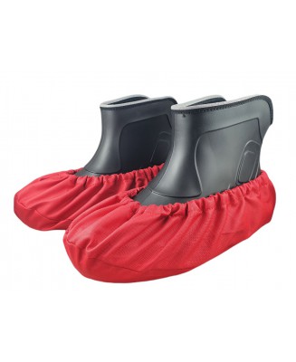 10-102/1 CZERWONE ochraniacze na buty, wielorazowe ortalionowe obuwie ochronne obuwie muzealne, ochronniki, pokrowce na obuwie, 
