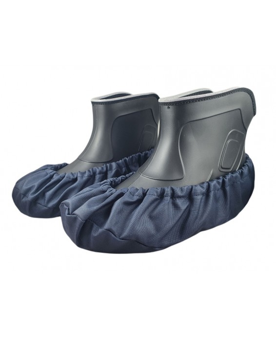 10-102/1 GRANATOWE ochraniacze na buty, wielorazowe ortalionowe obuwie ochronne obuwie muzealne, ochronniki, pokrowce na obuwie,