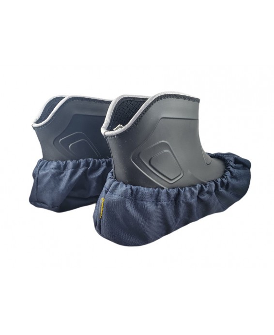 10-102/1 GRANATOWE ochraniacze na buty, wielorazowe ortalionowe obuwie ochronne obuwie muzealne, ochronniki, pokrowce na obuwie,