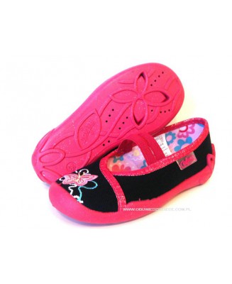 1-116X024 BLANCA granatowe balerinki czółenka dziewczęce  :: WKŁADKI SKÓRZANE :: kapcie-buciki-obuwie dziecięce  Befado  25-30