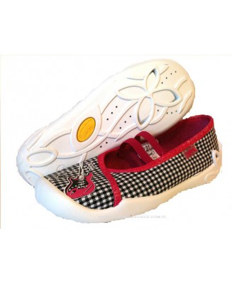 21-116Y052 wkratkę czółenka dziewczęce kapcie-buciki  Befado