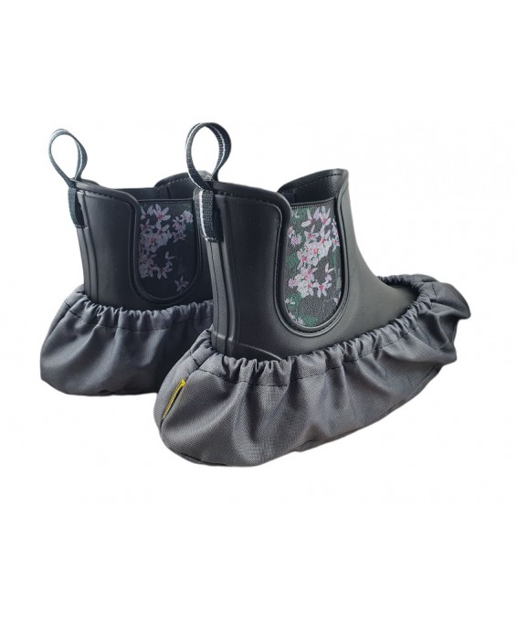 10-102/1 SZARE ochraniacze na buty, wielorazowe ortalionowe obuwie ochronne obuwie muzealne, do żłobka, przedszkola, szkoły, biu