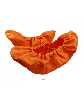 10-102/1 POMARAŃCZOWE ochraniacze na buty, wielorazowe ortalionowe obuwie ochronne obuwie muzealne, ochronniki, pokrowce na obuw