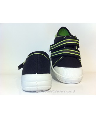 1-672X027 TIM BEFADO granatowe półtrampki na rzepy kapcie buciki obuwie dziecięce Befado 25-30
