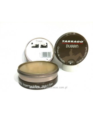12-DUB00 Dubbin Tarrago 50ml - bezbarwna pasta, odżywczy impregnat,  tłuszcz do butów, skór - TARRAGO ES