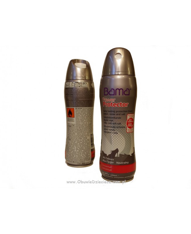 13-A25F BAMA POWER PROTECTOR NANO aquastop 300ml - zabezpiecza buty, torebki i ubrania przed wodą i wilgocią  - BAMA DE