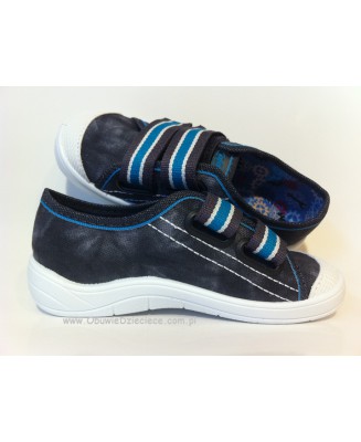 1-672X039 TIM BEFADO szare półtrampki na rzepy kapcie buciki obuwie dziecięce Befado 25-30