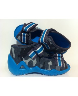 01-250P027 SNAKE szare moro sandalki kapcie buciki obuwie dziecięce wcz.dziecięce buty Befado Snake