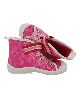 1-268X047 TIM RÓŻOWE trampki kapcie buciki obuwie dziecięce Befado