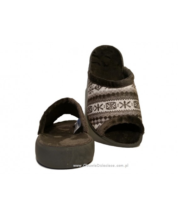 61-254D037 szare  klapki damskie VIKI B-RELAX BEFADO