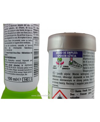 13-A37 Dezodorant do obuwia  Fresh Shoe Deo A37 100 ml - BAMA DE