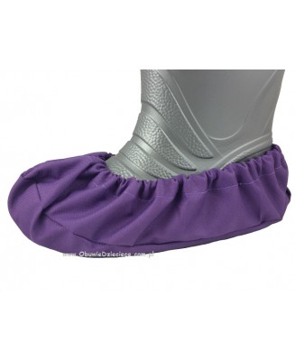 10-102/1 FIOLETOWE ochraniacze na buty, wielorazowe ortalionowe obuwie ochronne obuwie muzealne, ochronniki, pokrowce na obuwie,