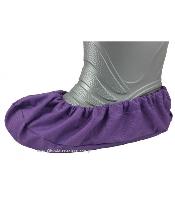 10-102/1 FIOLETOWE ochraniacze na buty, wielorazowe ortalionowe obuwie ochronne obuwie muzealne, ochronniki, pokrowce na obuwie,