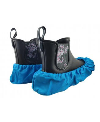 10-102/1 TURKUSOWE ochraniacze na buty, wielorazowe ortalionowe obuwie ochronne obuwie muzealne, ochronniki, pokrowce na obuwie,