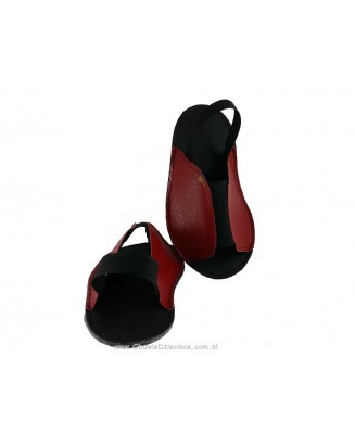 10-210/0 czerwono czarne ochronne filcowe/tworzywowe obuwie muzealne, wielorazowego użytku ochraniacze na buty DZIECIĘCE 24,5cm 