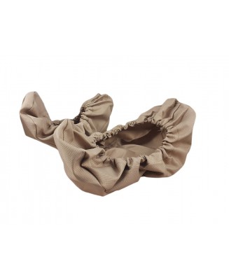 10-102/1 BEŻOWE  ochraniacze na buty, wielorazowe ortalionowe obuwie ochronne obuwie muzealne, do żłobka, przedszkola, szkoły, b