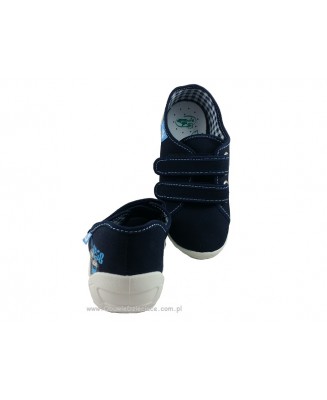 1-23-374 granat police  kapcie-buciki obuwie dziecięce Renbut 26-30