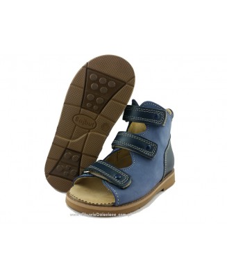 8-B-26grjn BAJBUT GRANAT JEANS sandałki : WKŁADKI SKÓRZANE ORTO SUPINUJĄCE : buty trzewiki kapcie ortopedyczne profilaktyczne dz