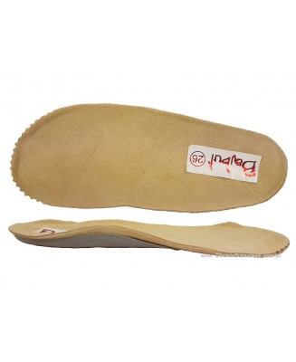 8-B-26grjn BAJBUT GRANAT JEANS sandałki : WKŁADKI SKÓRZANE ORTO SUPINUJĄCE : buty trzewiki kapcie ortopedyczne profilaktyczne dz