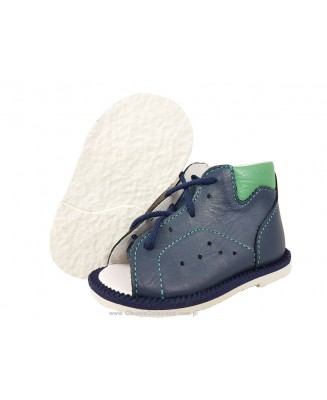 8-BP38MA/0 KUBA GRANAT ZIELONE kapcie sandałki obuwie profilaktyczne wcz.dzieciece 18-23 buty Postęp