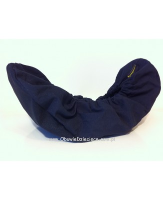 10-102/1PAK  |  PAKIET 20 PAR  |  GRANATOWE ochraniacze na buty, wielorazowe ortalionowe obuwie ochronne obuwie muzealne, ochron