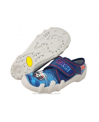 1-273X222 SKATE GRANATOWO NIEBIESKIE WYŚCIGÓWKA kapcie buciki obuwie dziecięce przedszkolne szkolne  Befado Skate