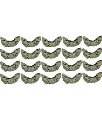 10-102/1PAK  |  PAKIET 20 PAR  |  C.ZIELONE ochraniacze na buty, wielorazowe ortalionowe obuwie ochronne obuwie muzealne, ochron
