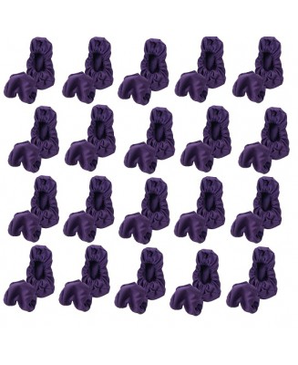 10-102/1PAK  |  PAKIET 20 PAR  |  FIOLETOWE ochraniacze na buty, wielorazowe ortalionowe obuwie ochronne obuwie muzealne, ochron