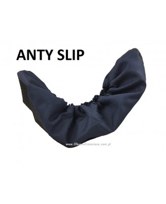 10-102/1AP GRANATOWE ANTYPOŚLIZGOWE ochraniacze na buty, wielorazowe ortalionowe obuwie ochronne obuwie muzealne, ochronniki, po