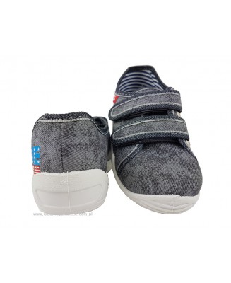 1-23-374 L POPIEL MAZANY  wkładki skórzane kapcie-buciki obuwie dziecięce Renbut 26-30